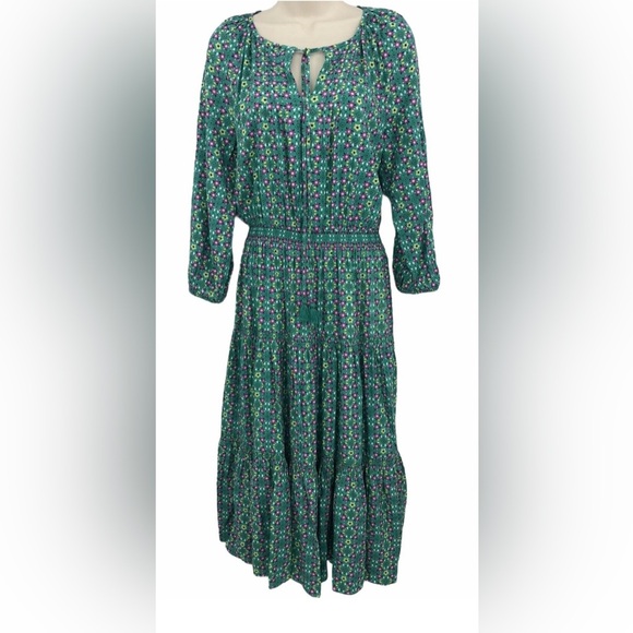 Matilda Jane Age of Aquarius Midi Dress Womens Size Large Floral Pin Tuck
Bodice - Picture 3 of 10